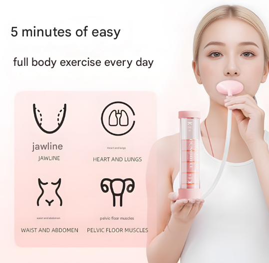 V888-ELOSUNG36104-202507301020-03 Blue Adjustable Breathing Exerciser & Respiratory Muscle Trainer - Lung Capacity, Core & Pelvic Floor Fitness Tool - Image 4