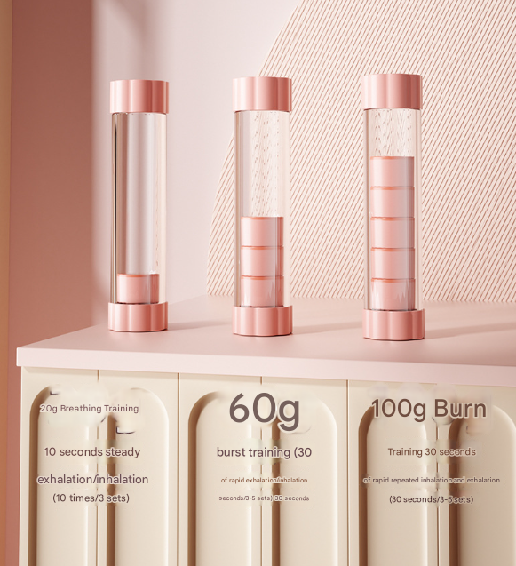 V888-ELOSUNG36104-202507301020-07 Blue Adjustable Breathing Exerciser & Respiratory Muscle Trainer - Lung Capacity, Core & Pelvic Floor Fitness Tool - Image 8