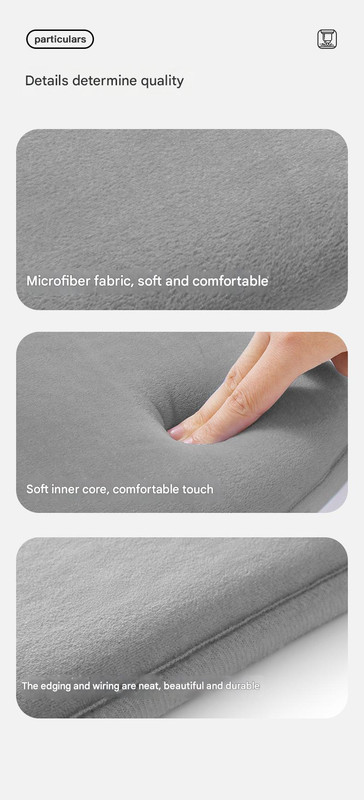 V888-ELOSUNG37077-202509221016-06 Memory Foam Student Seat Cushion - Pressure Relief, Non-Slip with Adjustable Straps for Healthy Posture(Astronaut Blue 36x34cm) - Image 7