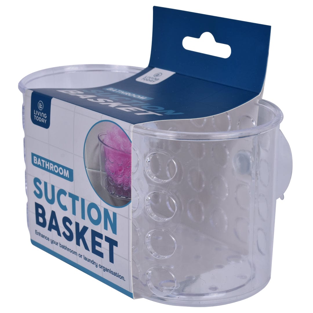 V915-HO0338-202509250855-01 Small Shower Basket Soap Holder Kitchen Organizer with Suction Cups - Image 2