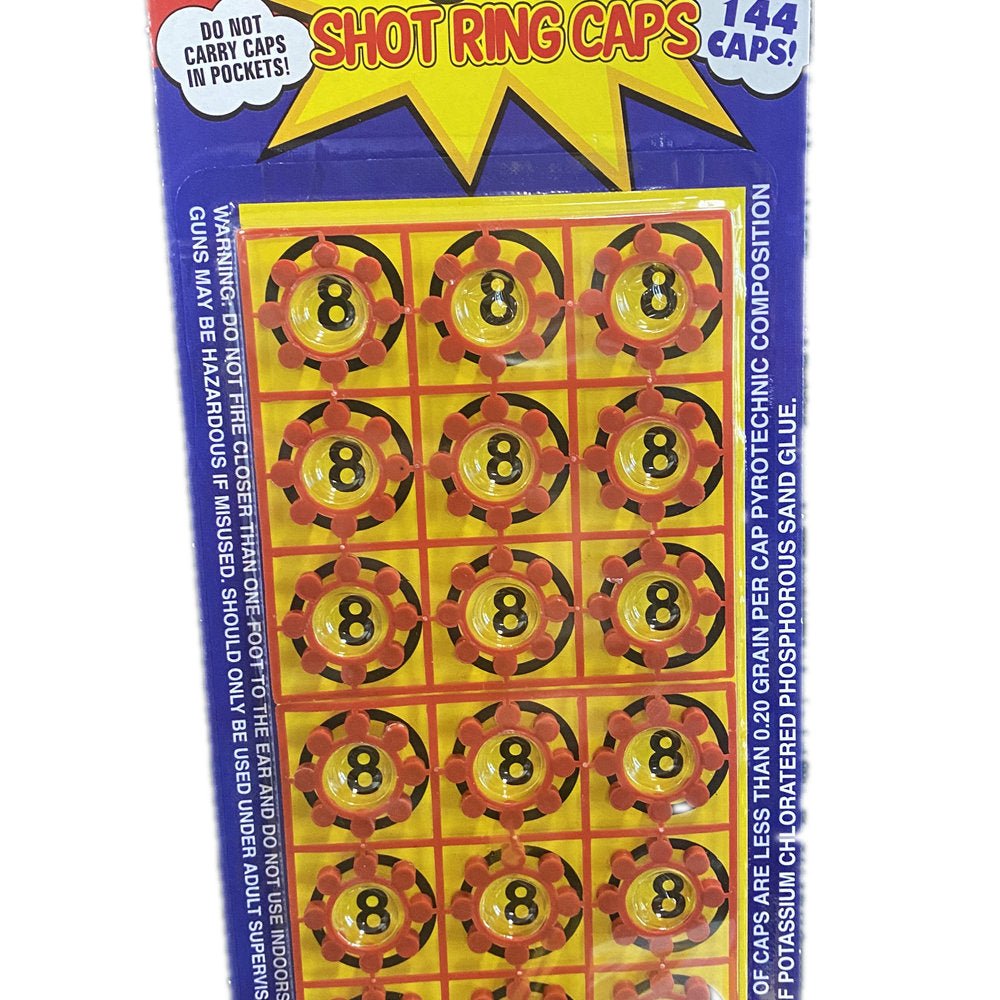 V922-AWD-CAP144R-A0311-202508251152-01 8 shots star ring caps for toy cap gun total 144 shots - Image 2