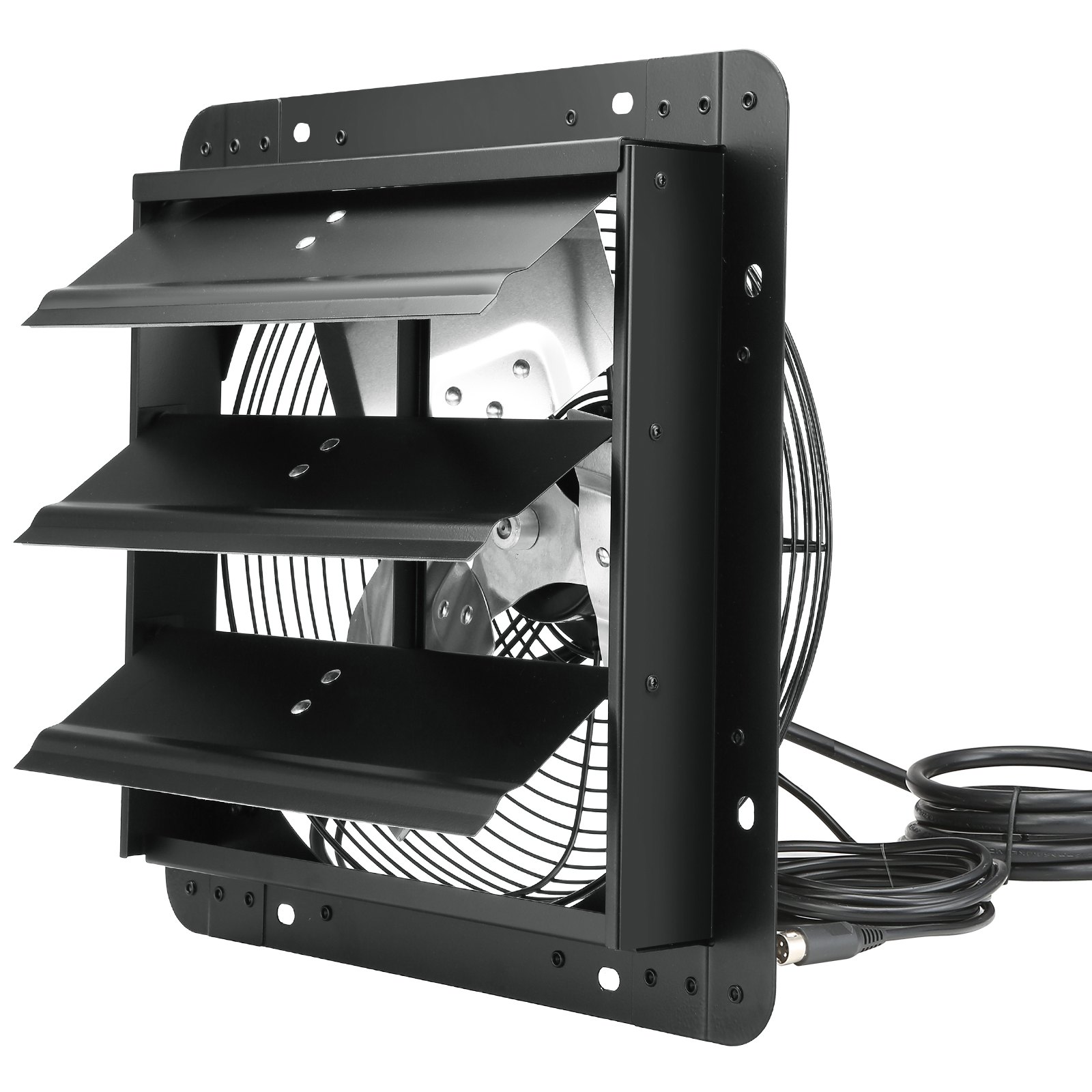 V952-BYCSPQSDJEC12J2DNV3-202507141431-00 VEVOR Shutter Exhaust Fan, 305 mm /12 inch with Temperature Humidity Controller, EC-motor, 904 CFM, Variable Speed Adjustable Wall Mount Attic Fan, Ventilation and Cooling for Greenhouses, Garages, Sheds - Image 1