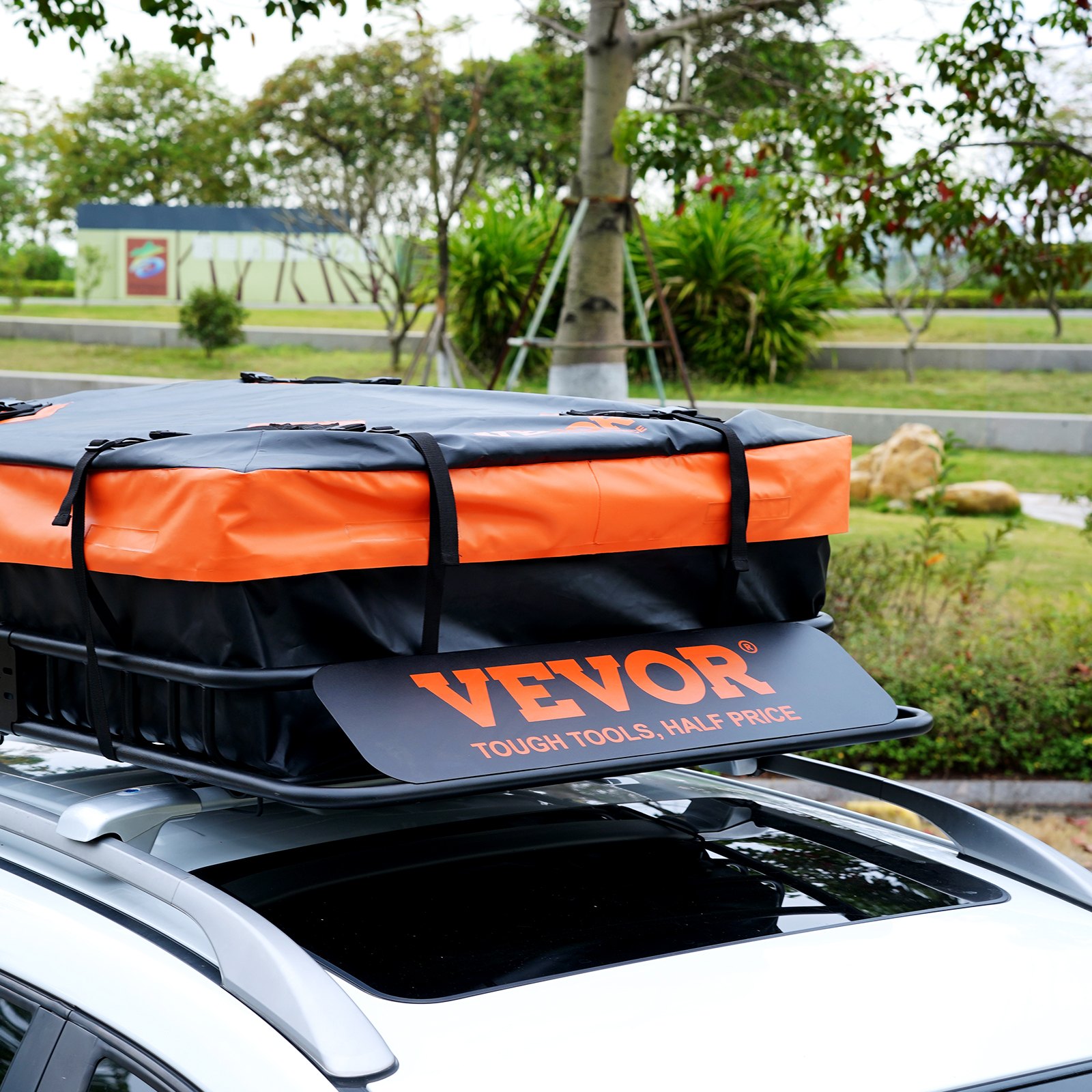 V952-CDXLJJY251365ROA4V0-202508011506-07 VEVOR Roof Rack Cargo Basket 200 LBS 51"x36"x5" for SUV Truck with Luggage Bag - Image 8