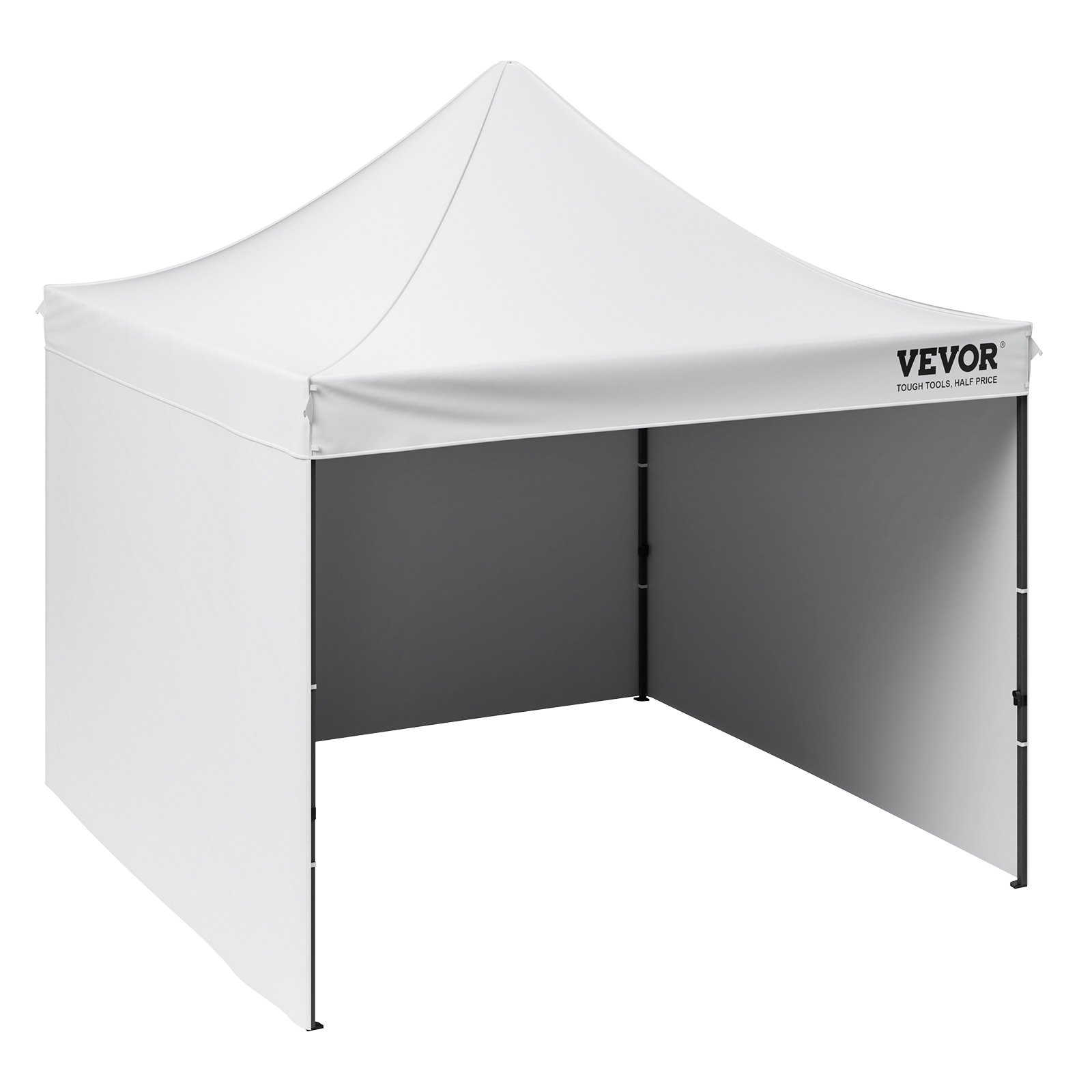 V952-DCSYPBS1010FTGMH8V0-202507141628-09 VEVOR Pop Up Canopy Tent Outdoor Gazebo Tent 10x10FT with Sidewalls & Bag White - Image 10