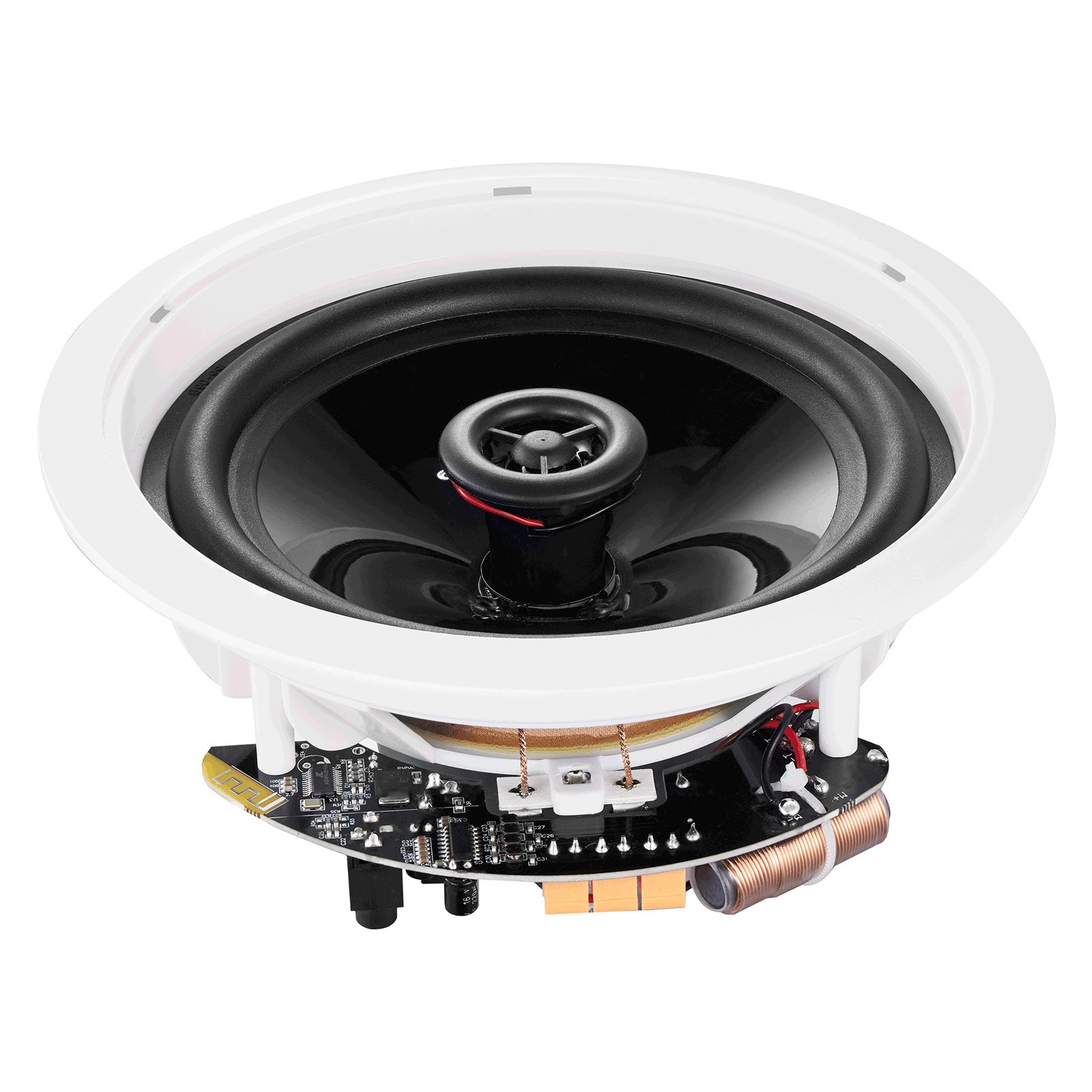 V952-DPXDYSQ65YCSYB22LV3-202507141832-10 VEVOR 4 PCs 165.1 mm Bluetooth in Ceiling Speakers, 150W, Flush Mount Ceiling & in-Wall Speaker System with Impedance 89dB Sensitivity, for Home Kitchen Living Room Bedroom or Covered Porches - Image 11