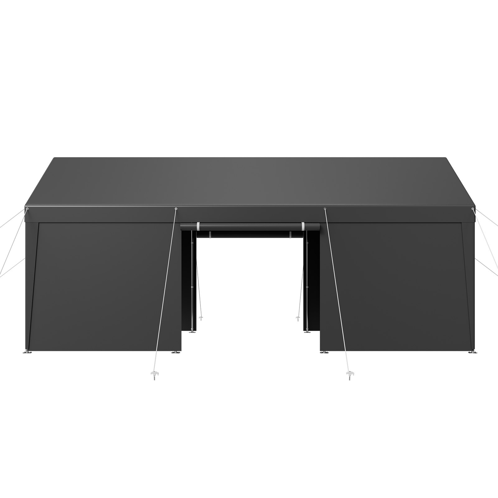 V952-FBSJSQCCKHS886LB9001V0-202508011336-10 VEVOR Carport Car Canopy 12x20FT Heavy Duty Car Shelter with Sidewalls White - Image 11