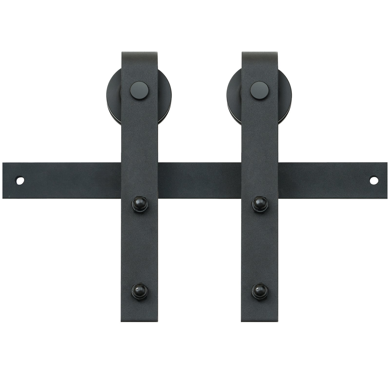 V952-GCYMWJTJHS8FCZEIRV0-202508011821-09 VEVOR 8FT Sliding Barn Door Hardware Closet Track Kit for Single Door J Hanger - Image 10