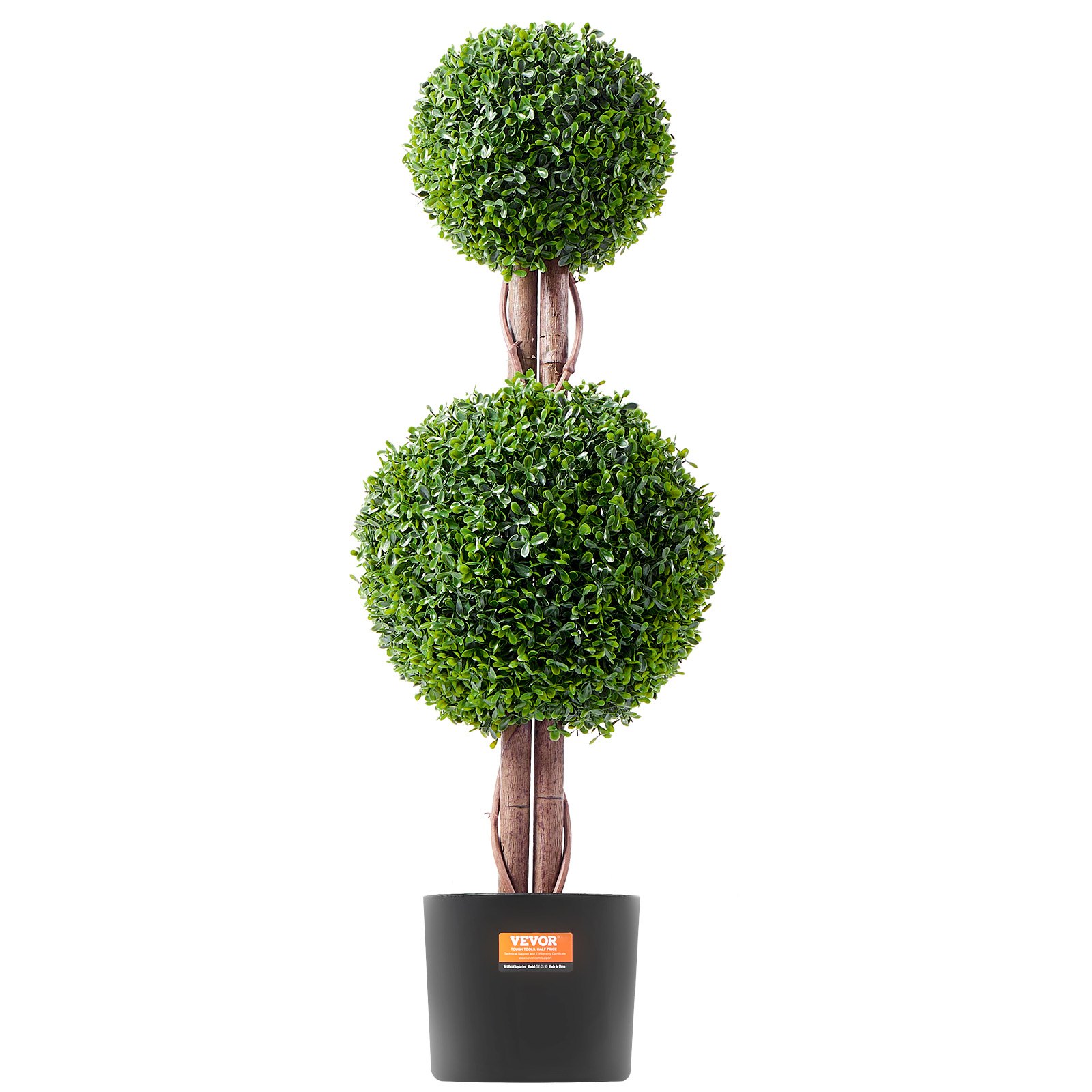 V952-HYMRGXJS48YCKHMZUV0-202507141723-10 VEVOR 2 Pack 91.4cm Artificial Boxwood Topiary Tree Faux Plant UV Decor In/Outdoor - Image 11