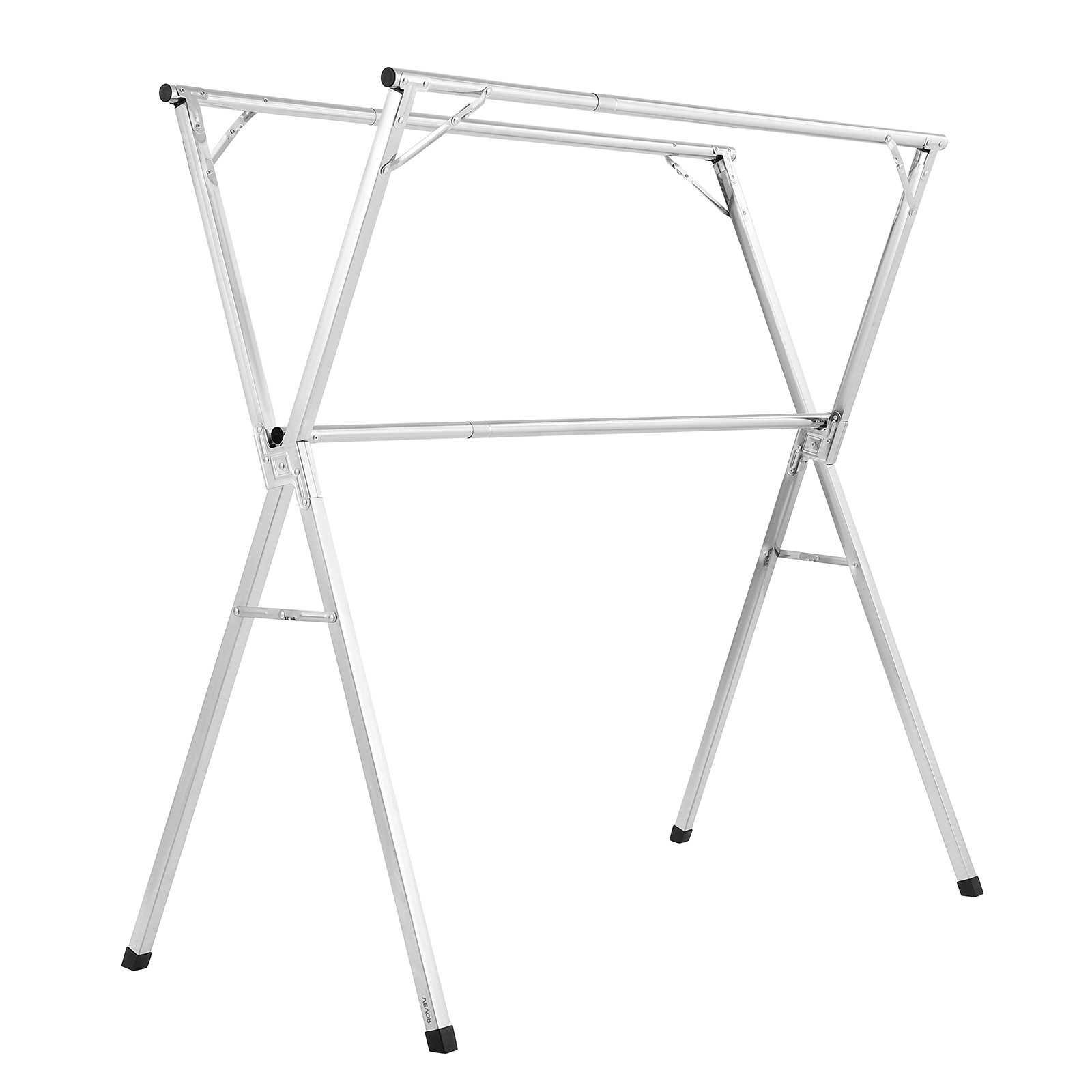 V952-LDSLYJXX1413RO4HO001V0-202508012220-09 VEVOR 2-Tier Telescopic Clothes Drying Rack w/ 30 Windproof Holes & 2 Shoe Hooks - Image 10