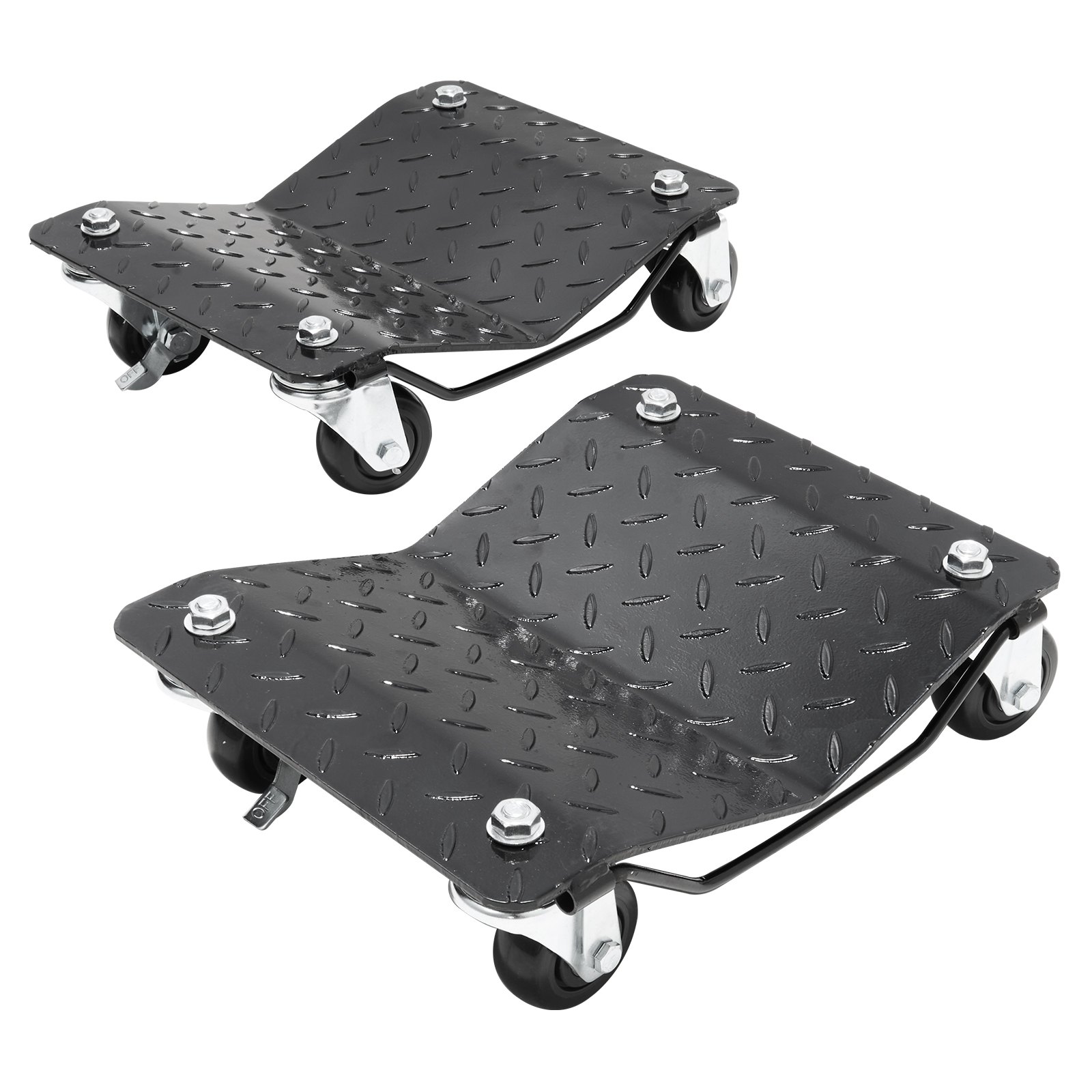 V952-NASLSBY215002P76DV0-202508011442-00 VEVOR Car Dolly Wheel Tire Dolly 2 PCS Heavy Duty Skate Auto Repair Dolly 3000LB - Image 1