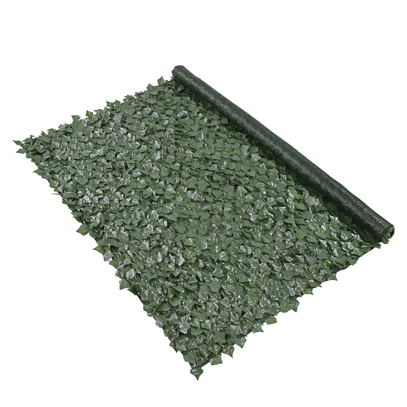 V952-WLSRZZWQ1J965BH6XV0-202507141233-10 VEVOR Ivy Privacy Fence, 1830 x 2440 mm Artificial Green Wall Screen, Greenery Ivy Fence with Mesh Cloth Backing and Strengthened Joint, Faux Hedges Vine Leaf Decoration for Outdoor Garden, Yard - Image 11