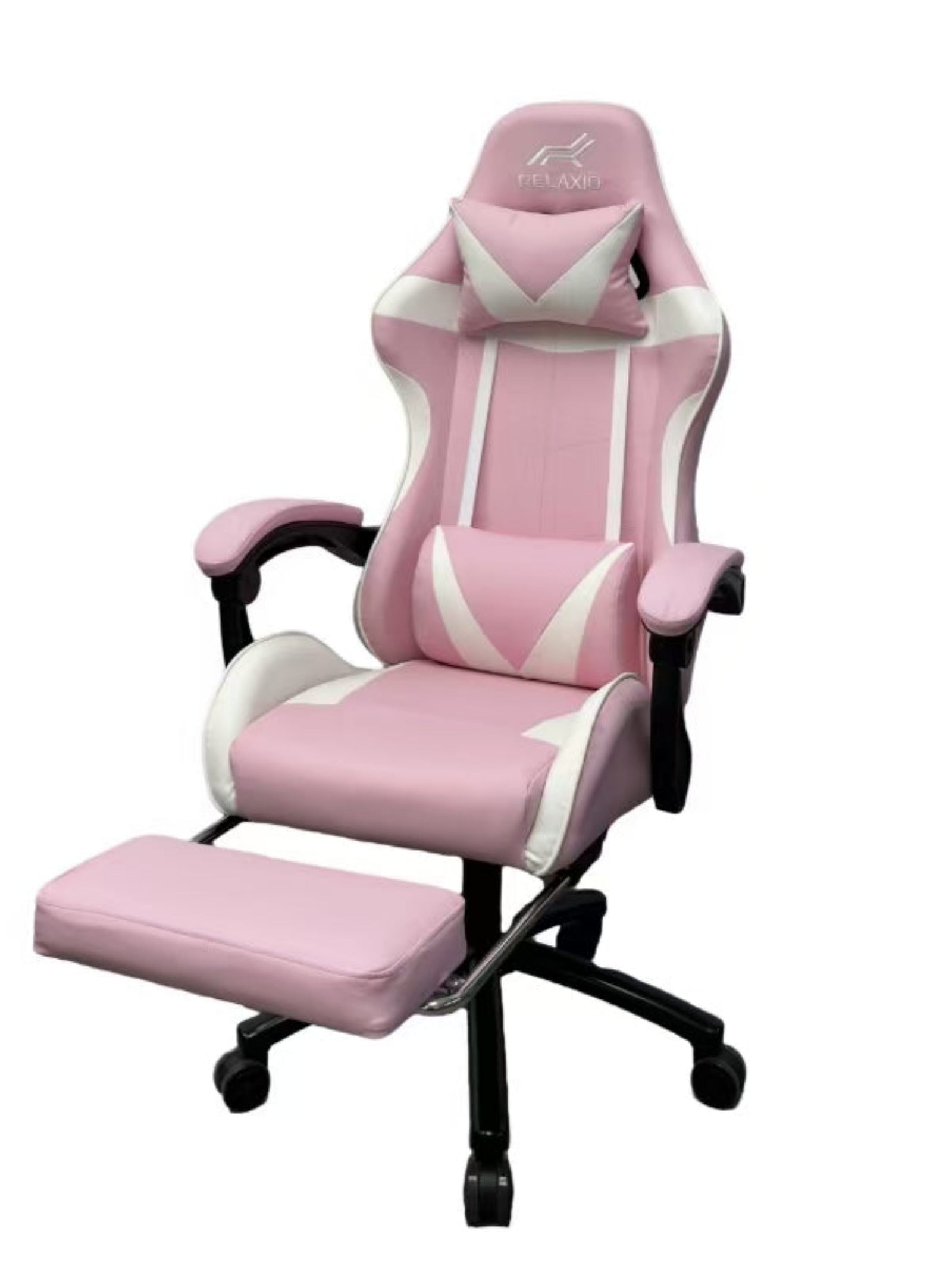 V957-SDGABLGASN3494S-202508201320-01 Gaming Chair With Headrest and Foot Rest - Black - Image 2