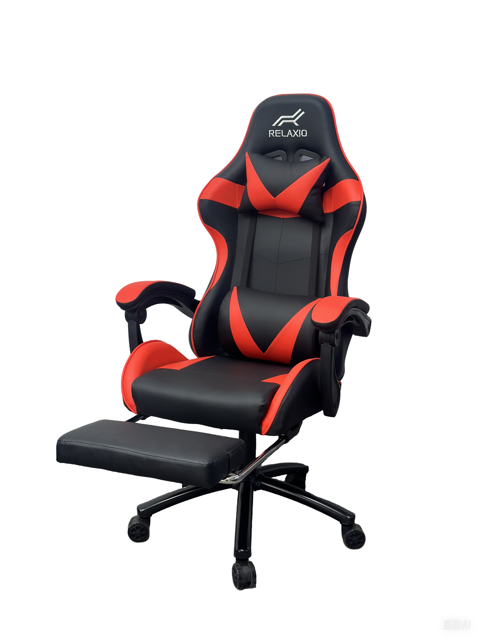 V957-SDGABLGASN3494S-202508201518-08 Gaming Chair With Headrest and Foot Rest - Black - Image 9