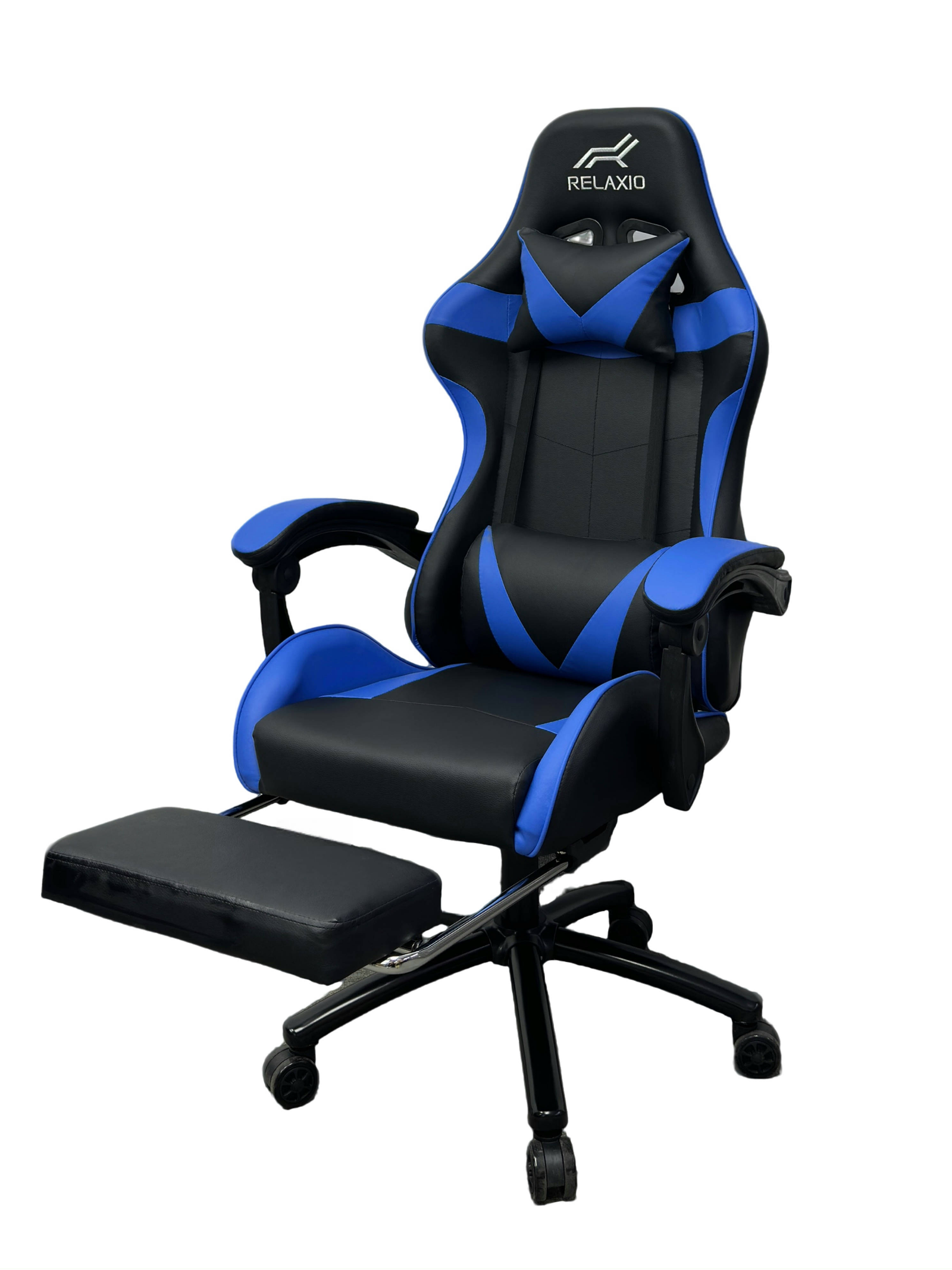 V957-SDGABLGASN3497S-202508201517-05 Gaming Chair With Headrest and Foot Rest - Blue - Image 6