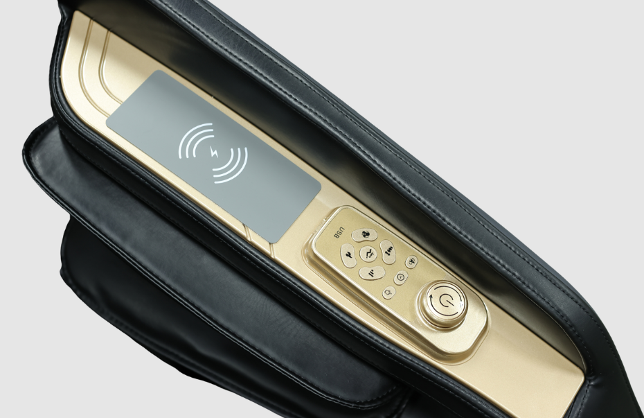 V957-SDHISN3562S1-202508201105-03 Premium Recliner Full Body Zero Gravity Massage Chair Grey - Image 4