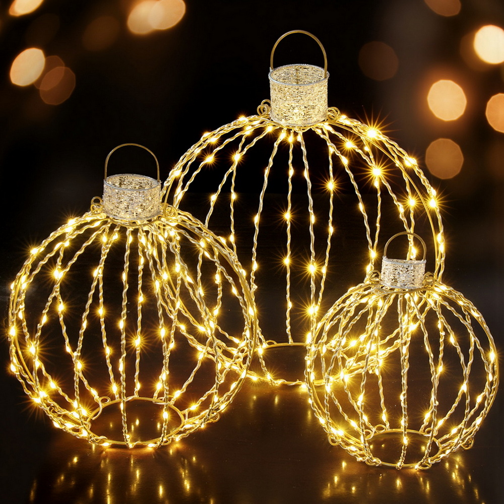 XMAS-MOT-BALL01-WARM-202508132012-06 Jingle Jollys Christmas Lights 320 LED Fairy Light 3pcs Ball Decorations Set - Image 7