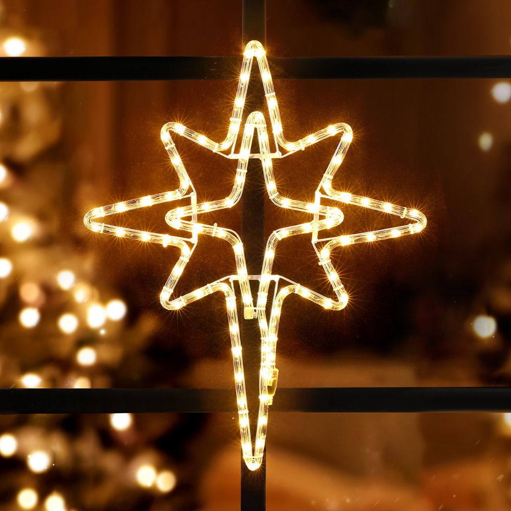 XMAS-MOT-D-BLH-STAR-202508261628-06 Jingle Jollys Christmas Lights 57cm Bethlehem Star 90 LED Xmas Decorations Motif - Image 7